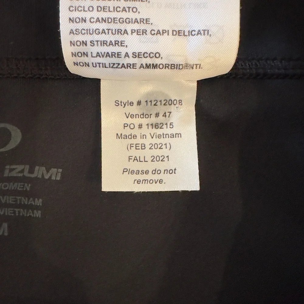 PEARL iZUMi Women's Sugar Cycling Skirt-No Lining-Black-Size‎ M